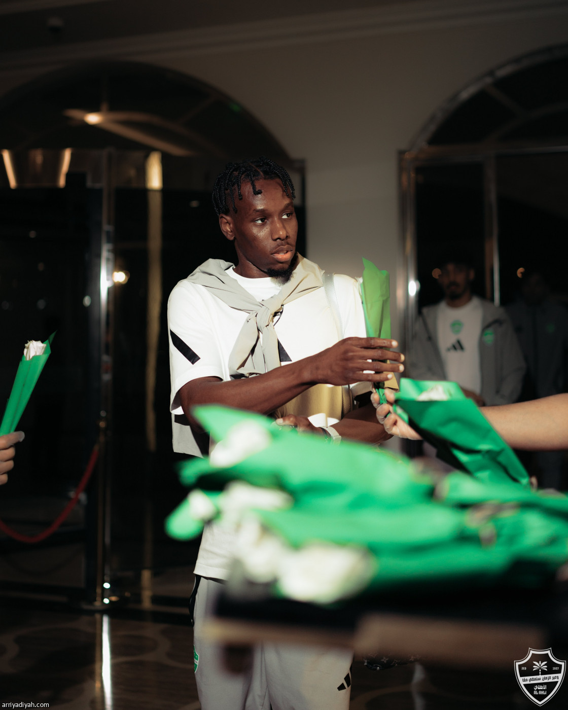 استقبال بالورود