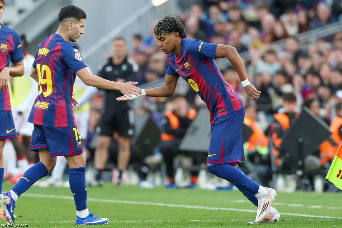 البرشا يستعرض